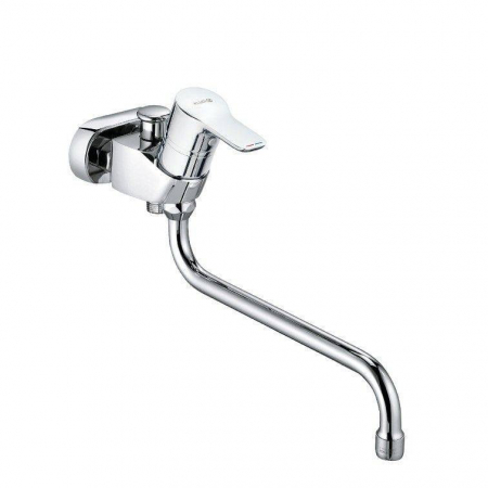 Baie - Baterie cada-dus Kludi Pure&Easy pipa pivotanta, crom lucios