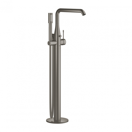 Baterii cada freestanding - Baterie cada freestanding antracit periat, pipa pivotanta, Grohe Essence