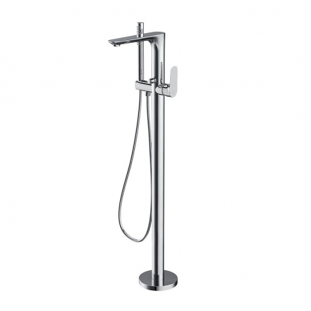 Baterii cada freestanding - Baterie cada freestanding Cersanit Crea, crom lucios