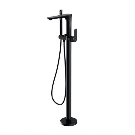 Baterii cada freestanding - Baterie cada freestanding Cersanit Crea, negru mat