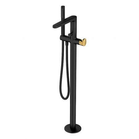 Baterie cada freestanding Cersanit Inverto, negru mat [1]