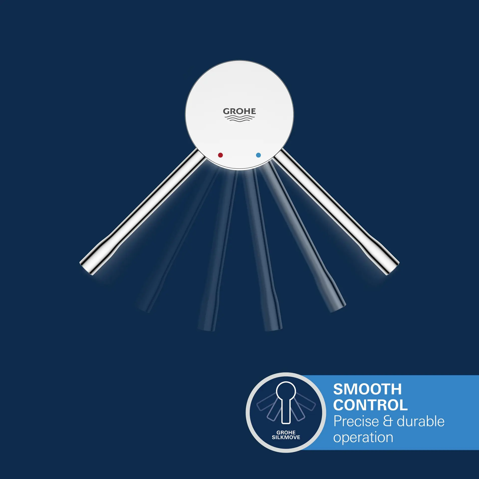 Baterie cada freestanding cu set de dus Grohe Essence, auriu periat, Grohe Essence [3]