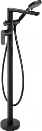 Baterii cada freestanding - Baterie cada freestanding culoare negru mat Deante Alpinia