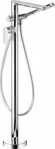 Baterii baie - Baterie cada freestanding culoare crom lucios Deante Alpinia