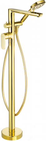 Baterii cada freestanding - Baterie cada freestanding culoare auriu lucios Deante Alpinia