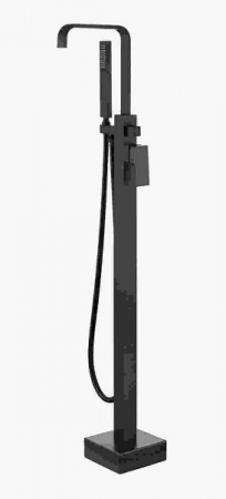 Baterii cada - Baterie cada freestanding culoare neagra Besco Modern I