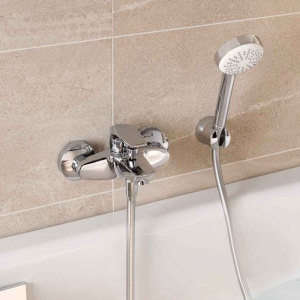 Baterie cada sau dus culoare crom Kludi, Pure & Solid [1]