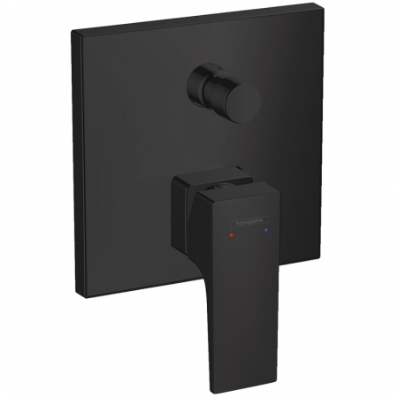 Baterii cada - Baterie cada sau dus Hansgrohe Metropol incastrata pentru corp ingropat, negru mat