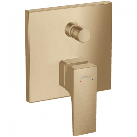 Baterii cada - Baterie cada sau dus incastrata bronz periat Hansgrohe, Metropol