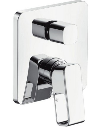 Baterii cada - Baterie cada sau dus Hansgrohe Axor Urquiola incastrata pentru corp ingropat, crom