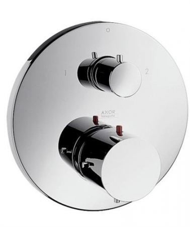 Baie - Baterie cada sau dus incastrata termostatata culoare crom Hansgrohe Axor Starck