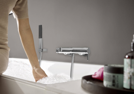 Baterie cada sau dus monocomanda, culoare crom lucios Hansgrohe Finoris 76420000 [1]
