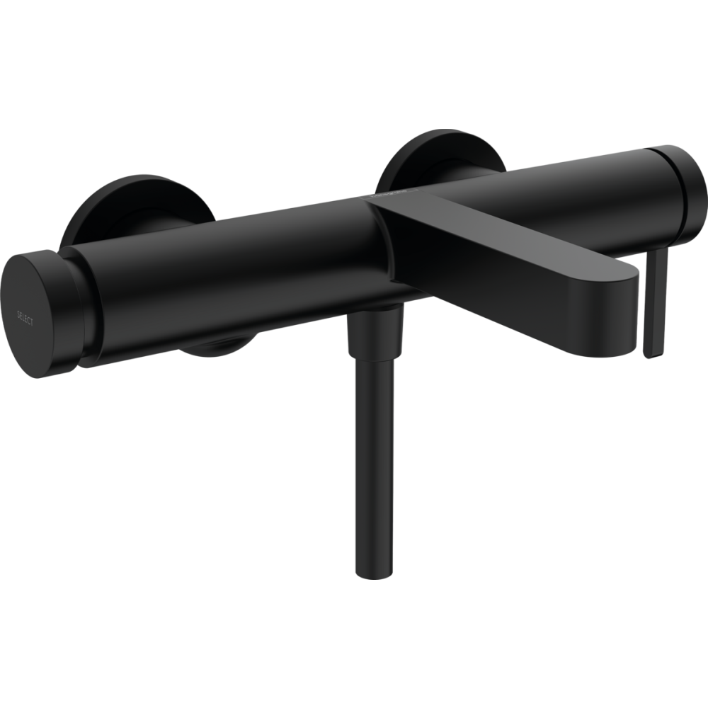 Baterii cada - Baterie cada sau dus monocomanda, culoare negru mat Hansgrohe Finoris 76420670