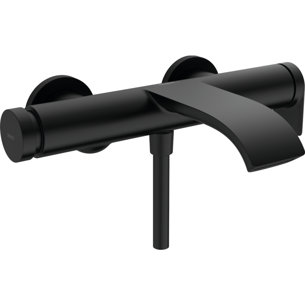 Baterii cada - Baterie cada sau dus monocomanda, culoare negru mat Hansgrohe Vivenis 75420670