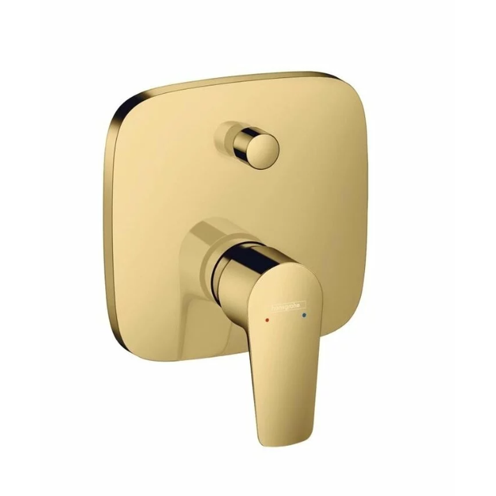 Baterii cada - Baterie cada sau dus Hansgrohe Talis E incastrata pentru corp ingropat, auriu lucios