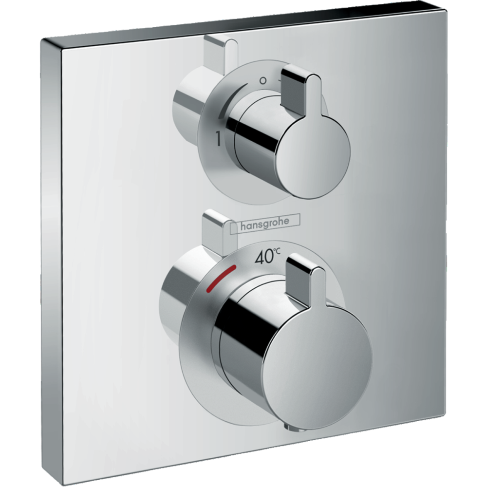 Baterii cada - Baterie cada sau dus termostatata culoare crom lucios Hansgrohe, Ecostat Square