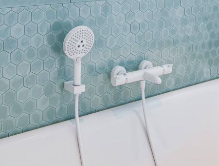 Baterie cada termostatata alb mat Hansgrohe, Ecostat Comfort [1]