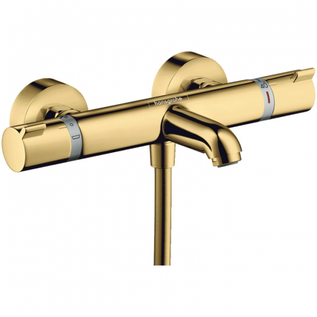 Baterii cada - Baterie cada termostatata auriu lucios Hansgrohe, Ecostat Comfort