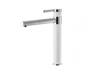 Outlet - Baterie chiuveta bucatarie alba Alveus Zina