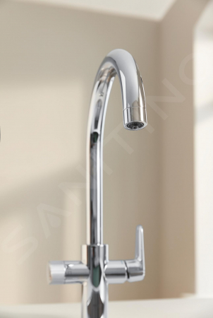 Baterie chiuveta bucatarie crom cu filtru de apa Grohe Blue Pure Baucurve [1]