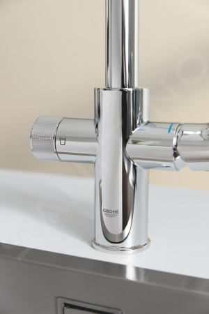 Baterie chiuveta bucatarie crom cu filtru de apa Grohe Blue Pure Baucurve [2]