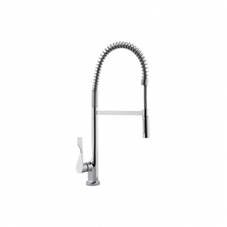 Baterii bucatarie cu pipa flexibila - Baterie chiuveta bucatarie crom cu pipa flexibila Hansgrohe Axor Citterio