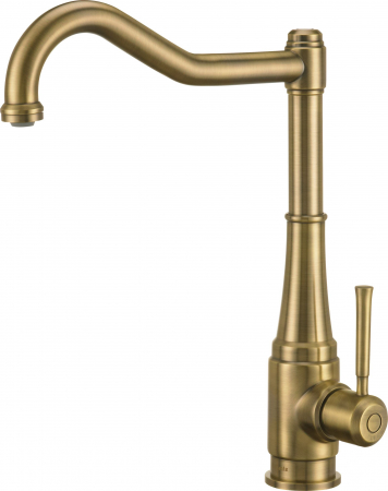 Baterii clasice bucatarie - Baterie chiuveta bucatarie bronz periat Deante Tamizo