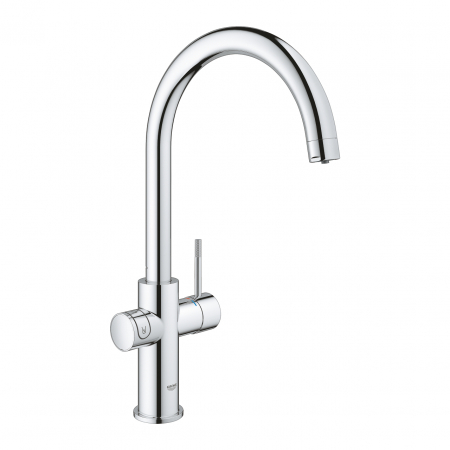 Baterie chiuveta bucatarie Grohe Blue Home crom pipa tip C si Starter Kit [1]
