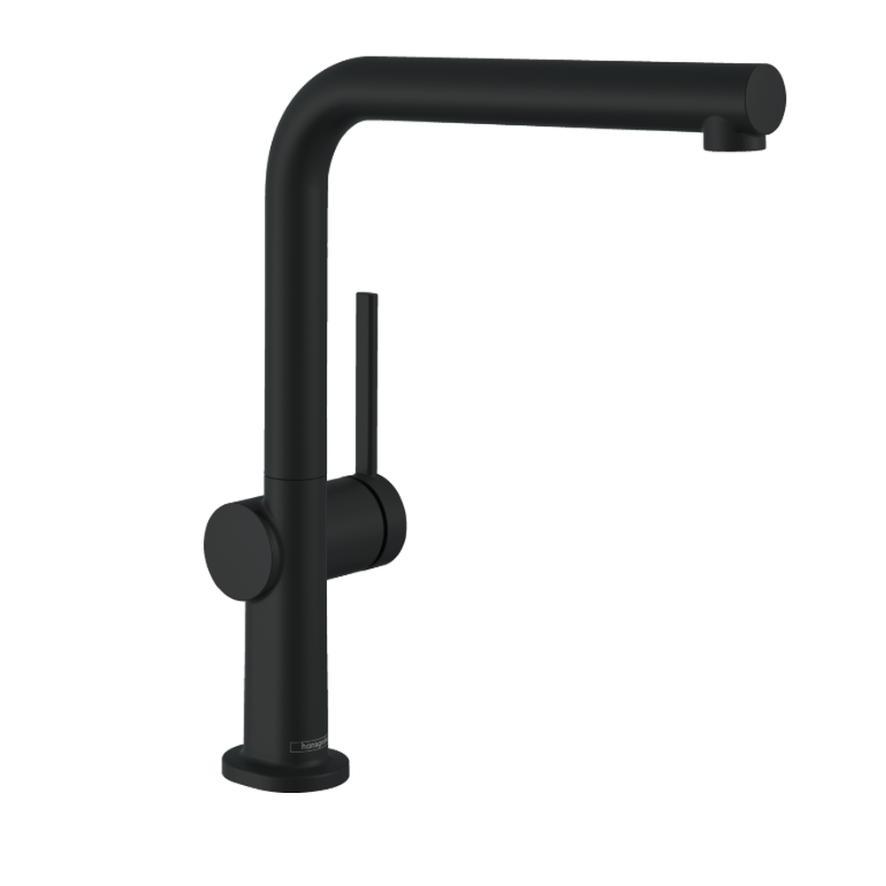 Baterii clasice bucatarie - Baterie chiuveta bucatarie neagra, monocomanda Hansgrohe Talis M54 72840670