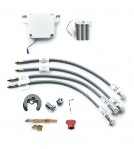 Baterie lavoar crom lucios, senzor si control temperatura, 4 AA acumulator (LR6) 1.5V, Deante Hiacynt [3]