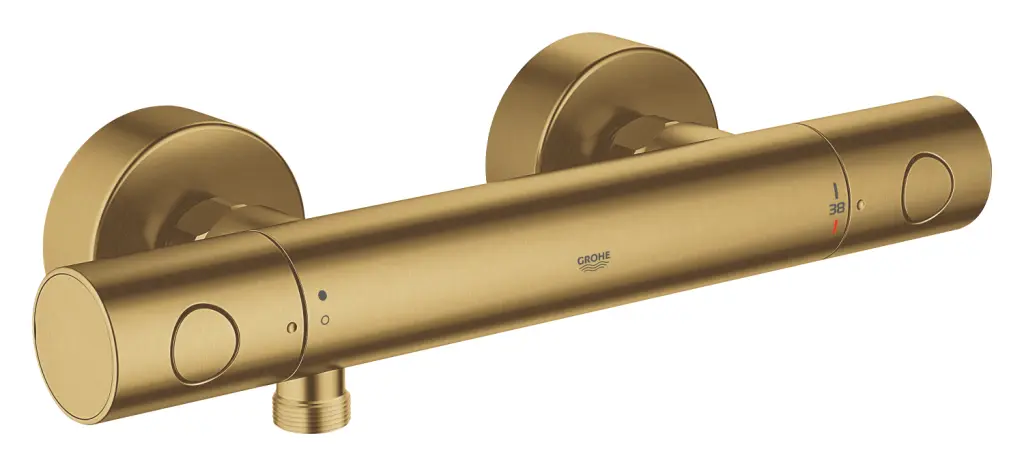 Baterii baie - Baterie de dus termostatata, aur periat, Grohe Grohtherm 1000 Cosmopolitan