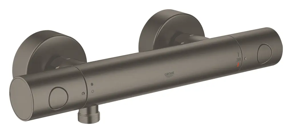 Baterii baie - Baterie de dus termostatata, grafit periat, Grohe Grohtherm 1000 Cosmopolitan