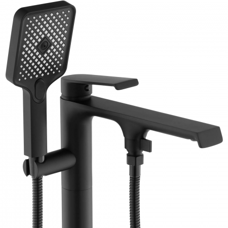 Baterie cadă freestanding Rea Hass, negru mat [1]