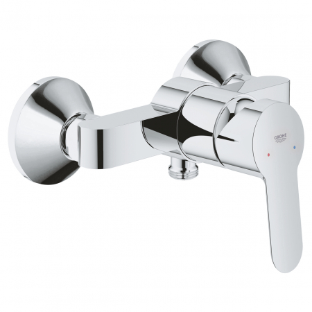 Baterii dus - Baterie dus culoare crom Grohe BauEdge