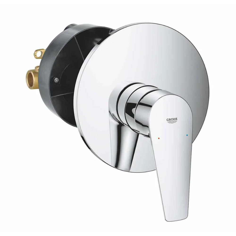 BATERIE DUS - Baterie dus incastrata crom, corp incastrat inclus, Grohe BauEdge New