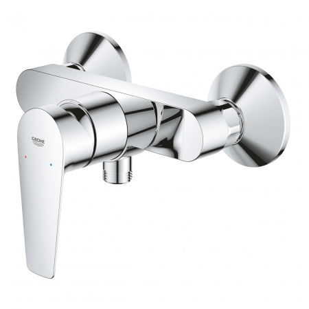 Baterie dus culoare crom Grohe BauEdge New [3]