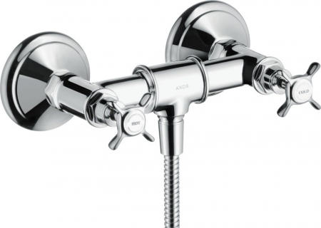 Baterii dus - Baterie dus crom lucios, dubla comanda, Hansgrohe Axor Montreux