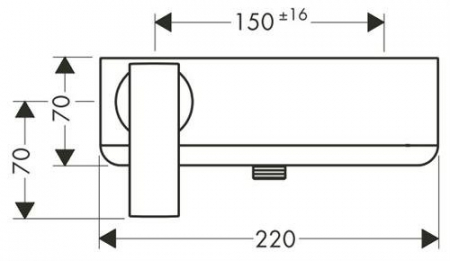Baterie dus crom Hansgrohe Axor Citterio [2]