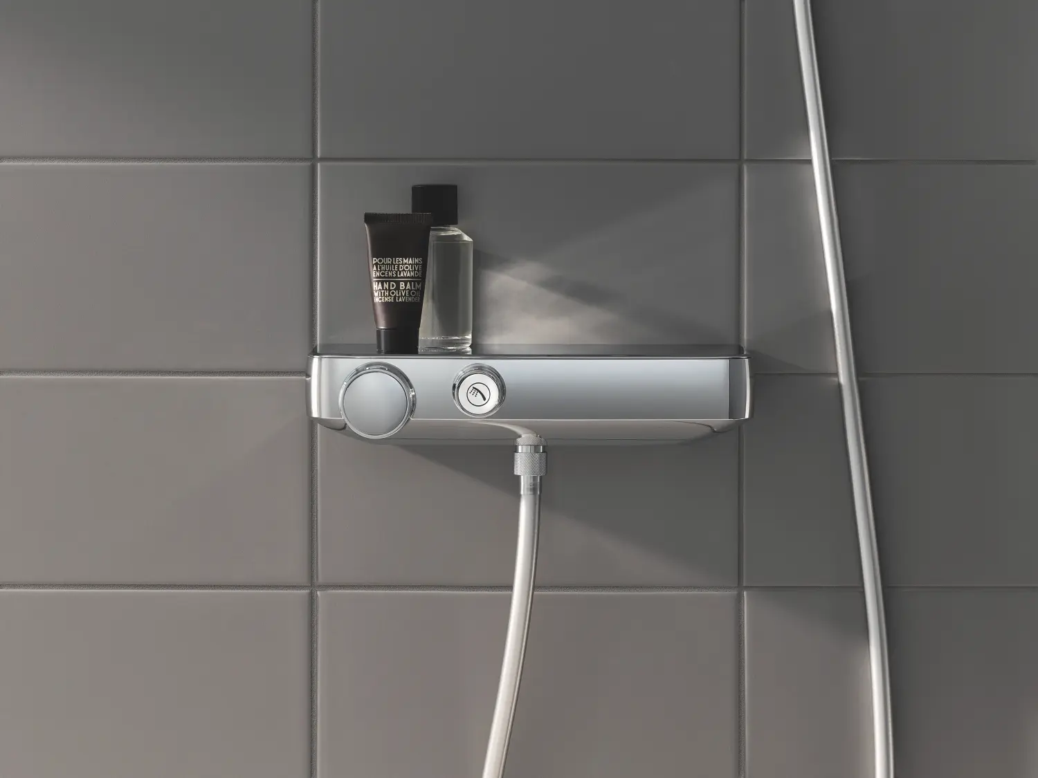 Baterie dus cu termostat, crom lucios, Grohe Grohtherm SmartControl [2]