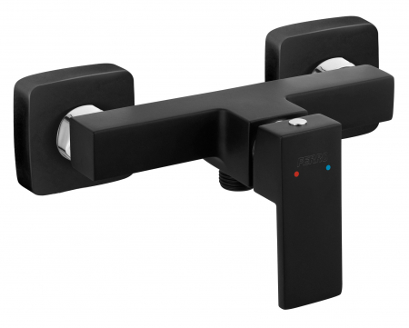 Baie - Baterie dus culoare negru, montaj pe perete Ferro, Zicco