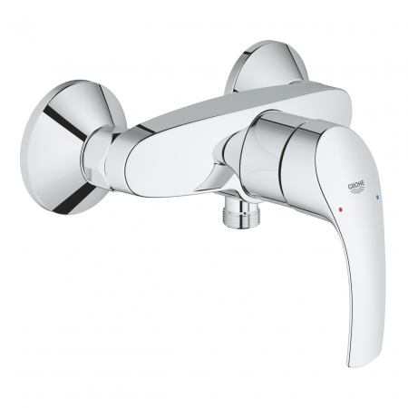 Baterii dus - Baterie dus culoare crom Grohe Eurosmart