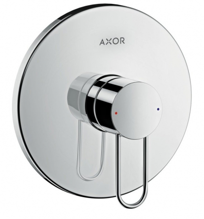 Baie - Baterie dus Hansgrohe Axor Uno incastrata pentru corp ingropat, crom lucios, levier lung