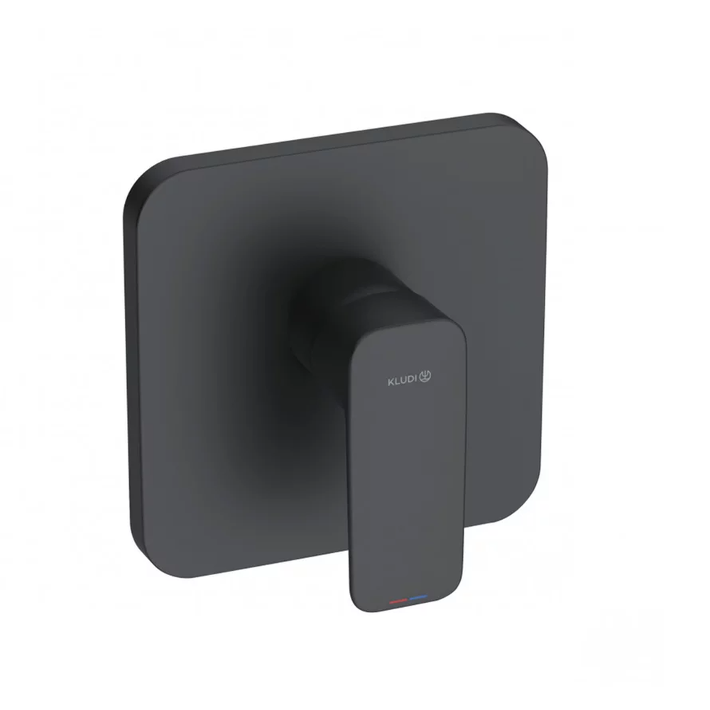 Baterii baie - Baterie cada sau dus Kludi Pure&Style incastrata pentru corp ingropat, negru mat 406593975