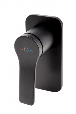 Baterie dus incastrata FDesign Seppia, corp incastrat inclus, negru mat [2]