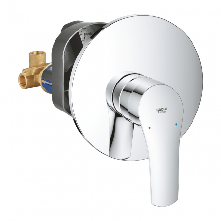 ORNAMENT BATERIE - Baterie dus incastrata Grohe Eurosmart, corp incastrat inclus, crom lucios
