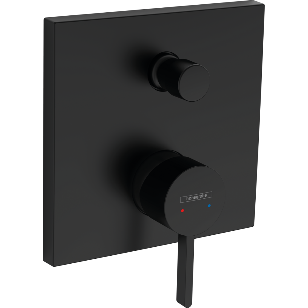 Baterii dus - Baterie dus Hansgrohe Finoris incastrata pentru corp ingropat, negru mat 76415670