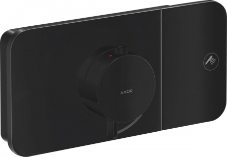 Baterii dus - Baterie dus incastrata termostatata culoare negru mat Hansgrohe Axor One
