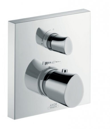 Baterii dus - Baterie dus incastrata termostatata culoare crom Hansgrohe Axor Starck Organic