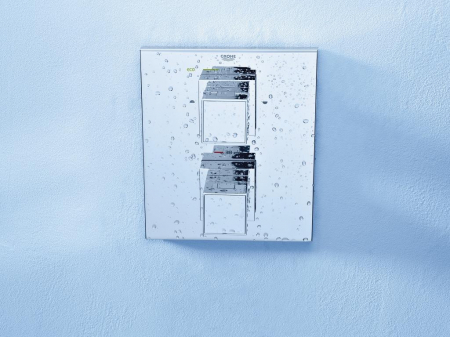 Baterie dus incastrata termostatata Grohe Grohtherm Cube crom lucios [5]