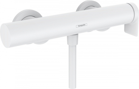 Baterii dus - Baterie dus monocomanda culoare alb mat Hansgrohe Vivenis 75620700